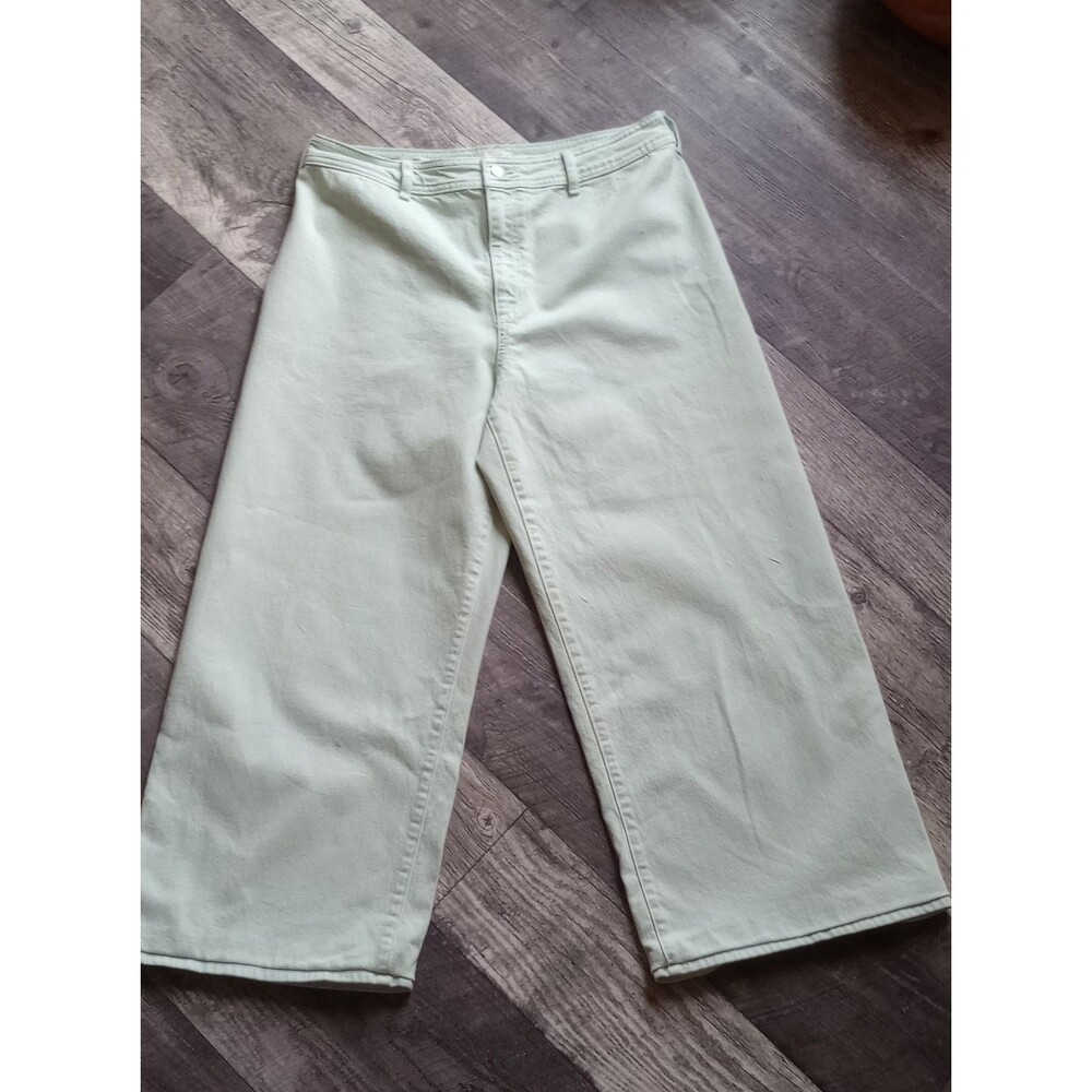 Universal Thread Women's 14 Mint Green Sailor Modified Wide Leg Jeans